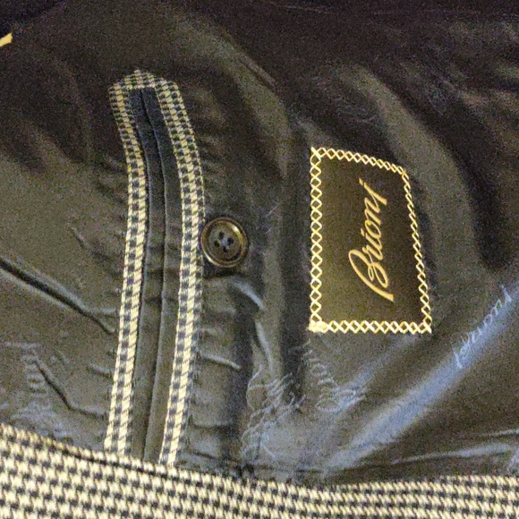 Brioni Brunico Checked Silk Jacket - Picture 3 of 7